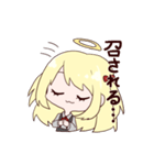 金髪ハーフツインテちゃん（個別スタンプ：7）