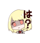 金髪ハーフツインテちゃん（個別スタンプ：8）