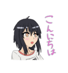 赤白帽子の山田さん（非公式）（個別スタンプ：2）
