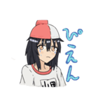 赤白帽子の山田さん（非公式）（個別スタンプ：3）