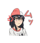 赤白帽子の山田さん（非公式）（個別スタンプ：5）