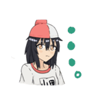 赤白帽子の山田さん（非公式）（個別スタンプ：7）