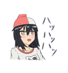 赤白帽子の山田さん（非公式）（個別スタンプ：8）