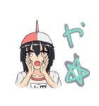 赤白帽子の山田さん（非公式）（個別スタンプ：10）