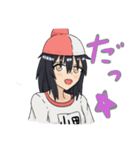 赤白帽子の山田さん（非公式）（個別スタンプ：12）