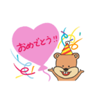 でっぱちゃんずシリーズ！ -くま-（個別スタンプ：40）