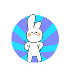 大丈夫 短い ウサギ（個別スタンプ：1）