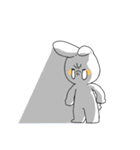 大丈夫 短い ウサギ（個別スタンプ：6）