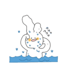 大丈夫 短い ウサギ（個別スタンプ：12）