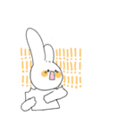 大丈夫 短い ウサギ（個別スタンプ：14）