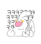 大丈夫 短い ウサギ（個別スタンプ：28）