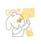 大丈夫 短い ウサギ（個別スタンプ：30）