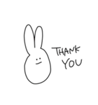 縦に長いうさぎ...（個別スタンプ：2）