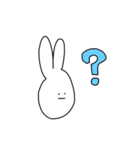 縦に長いうさぎ...（個別スタンプ：4）