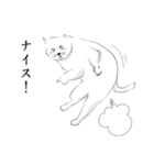 しろネコと愉快な仲間たち（個別スタンプ：11）