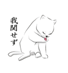 しろネコと愉快な仲間たち（個別スタンプ：12）