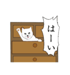 しろネコと愉快な仲間たち（個別スタンプ：30）
