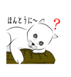 しろネコと愉快な仲間たち（個別スタンプ：35）