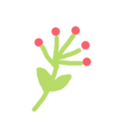 北欧スタイル絵文字（個別スタンプ：3）