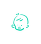 ものいいたげなスタンプ（個別スタンプ：9）