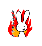 怒りのうっさぎ（個別スタンプ：17）