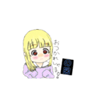 かわいい金髪はむちゃんコンテンツ（個別スタンプ：12）