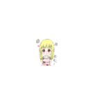 かわいい金髪はむちゃんコンテンツ（個別スタンプ：15）