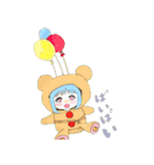 かわいい金髪はむちゃんコンテンツ（個別スタンプ：30）