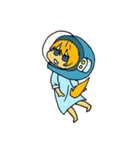 なつやすみはてんたいかんそく（個別スタンプ：4）