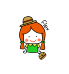 可愛らしい赤毛の少女（個別スタンプ：12）