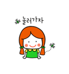 可愛らしい赤毛の少女（個別スタンプ：18）