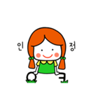 可愛らしい赤毛の少女（個別スタンプ：22）