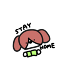 負けないmomo,（個別スタンプ：1）