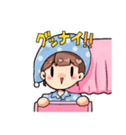 ゆるかわ元気な女の子スタンプ（個別スタンプ：16）