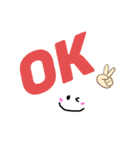 顔文字風あいさつことば（個別スタンプ：10）