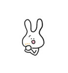 無口うさとギョウザくん（個別スタンプ：1）