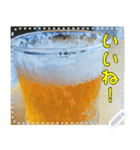 【100文字迄】ビール☆家飲み（個別スタンプ：13）