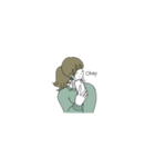 のぶやすたんぷ（English ver.）（個別スタンプ：2）