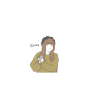 のぶやすたんぷ（English ver.）（個別スタンプ：5）