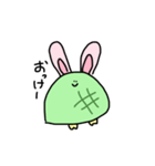 今日も今日とてかめうさぎ（個別スタンプ：2）