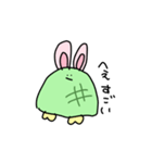 今日も今日とてかめうさぎ（個別スタンプ：11）