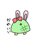 今日も今日とてかめうさぎ（個別スタンプ：32）