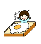 おいしいものとおんなのこ（個別スタンプ：1）