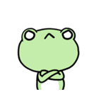 白目かえる まめけろ1毎日使えるあいさつ編（個別スタンプ：26）