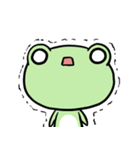 白目かえる まめけろ1毎日使えるあいさつ編（個別スタンプ：34）