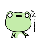 白目かえる まめけろ カエル おしゃべり編（個別スタンプ：16）