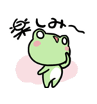 白目かえる まめけろ カエル おしゃべり編（個別スタンプ：21）