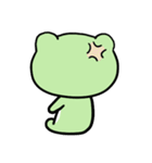 白目かえる まめけろ カエル おしゃべり編（個別スタンプ：36）