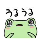 白目かえる まめけろ カエル おしゃべり編（個別スタンプ：37）