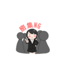 コロナウイルスの感染予防をしたい女の子（個別スタンプ：3）